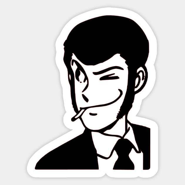 Lupin the Third Sticker by OtakuPapercraft